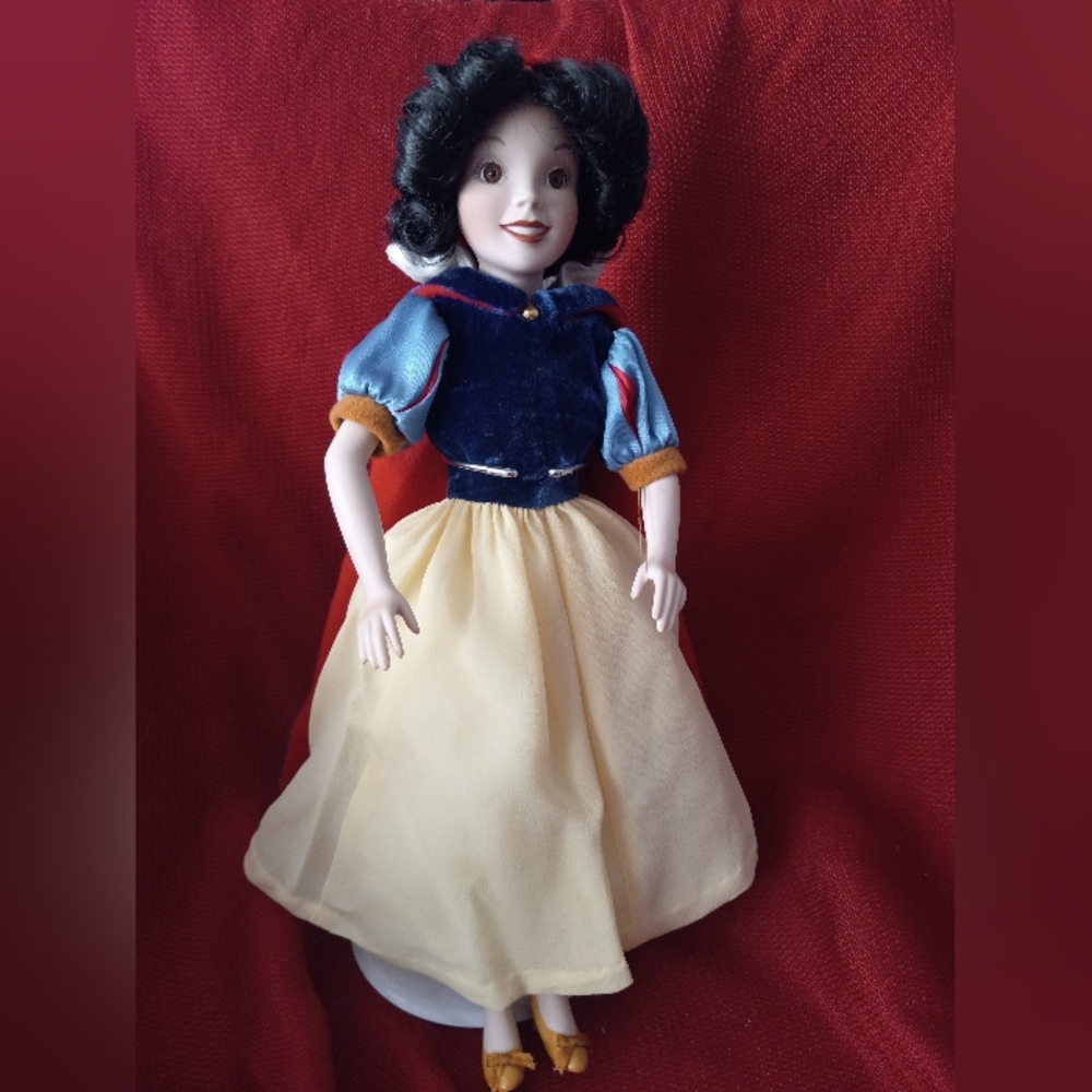 Classic Blue and Yellow Princess Doll - Elegant Playtime Figure